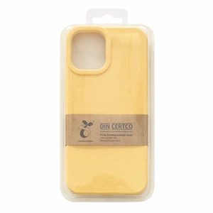 Eco Case ümbris iPhone 12 Pro Silikoonist telefoniümbrise kate Kollane