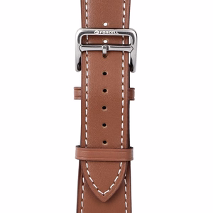 Strap to Apple Watch Forcell F-Design FA20 holes eco-friendly leather 42 / 44 / 45 / 49 mm brown