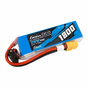 Аккумулятор GensAce G-Tech LiPo 1800 мА·ч, 7,4 В, 45C, 2S1P, разъем XT60