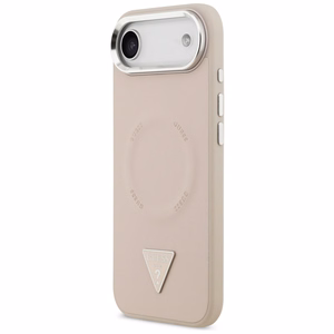GUESS ümbris jaoks IPHONE 17 Air compatible with MagSafe GUHMP17MPSDTSCMP (PU W/ Triangle Logo) roosa