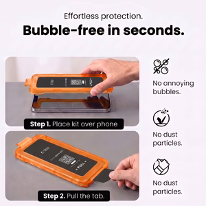 Tech-Protect Quick Set Spy+ 2 privaatsusfiltriga kaitseklaasi komplekt mudelile iPhone 18 Pro