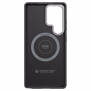 Spigen Enzo Aramid GP-FPS938PGABW Silicone Ümbris with Built-in MagFit Ring jaoks Samsung Galaxy S25 Ultra - must