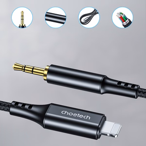 Audio kaabel Choetech AUX009 Lightning to 3,5mm must