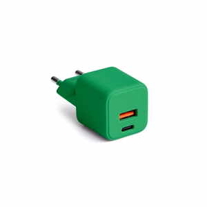 COLORUM wall laadija USB-A + USB-C PD 30W CLS30-AC-04 xGreen