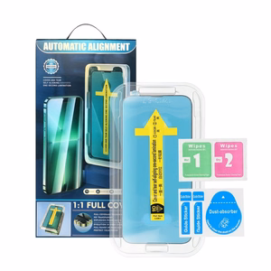5D Full Glue Karastatud klaas jaoks iPhone Xs / 11 Pro must + applicator