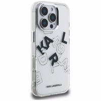 Karl Lagerfeld IML Sketched Graphic Ümbris jaoks iPhone 16 Pro - Clear