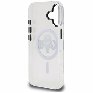 Karl Lagerfeld IML Karl Sketch Logo MagSafe Case for iPhone 16 - Clear