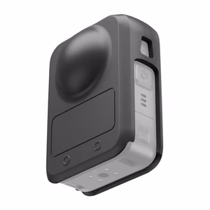 Silikoonümbris läätsekatisega PULUZ DJI Osmo 360 (must)