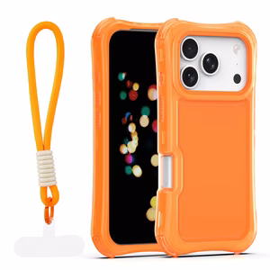 Safepop чехол с ремешком для iPhone 17 Pro Max 6,9" оранжевый