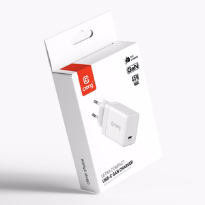 Crong Ultra Compact GaN USB-C seinalaadija, 45 W PD 3.0, PPS, valge