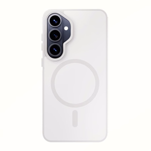 Samsung Galaxy S26+ – 3mk Smoke MagCase valge telefoniümbris