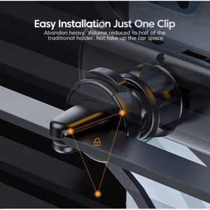 Autohoidik Essager Gravity, must (mitte-magnetiline / ventilatsioonivõre)