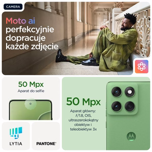 Motorola edge 60 16.9 cm (6.67") Dual SIM Android 15 5G USB Type-C 12 GB 512 GB 5200 mAh Green