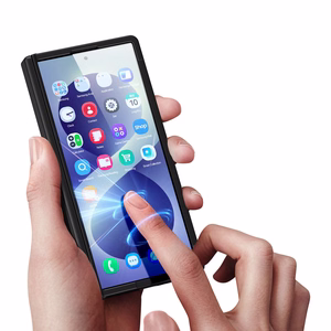 Dux Ducis Kind ümbris seadmele Samsung Galaxy Z Fold 8 Ultra / Z Fold 7, toega, MagSafe-ühilduv – must