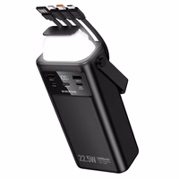 External battery Akupank Borofone BJ65 22.5W 30000mAh must