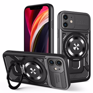 Defender Armor Mag ümbris jaoks iPhone 12 6,1" must