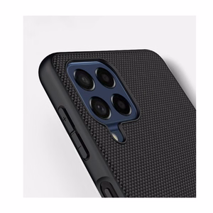 Nillkin Textured Case vastupidav tugevdatud ümbris koos geelraami ja nailonist tagaküljega Samsung Galaxy M53 5G jaoks must