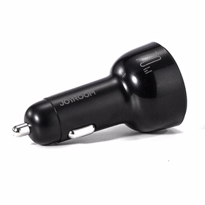 Joyroom 70W car Laadija with 3 ports: USB, 2 x USB C must (JR-CL26)
