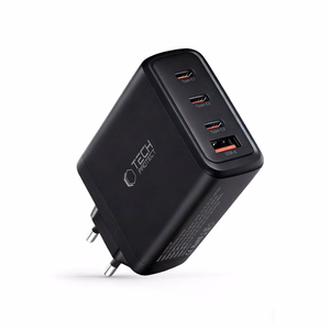 Tech-Protect NC140W-GAN 4-portiline 140W seinalaadija - must