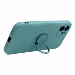 Silikoonist Ring ümbris mudelile iPhone 17 Pro Max / 18 Pro Max – roheline