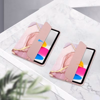 Tech-Protect SC Pen Ümbris jaoks iPad 10.9" 2022 - roosa Marble