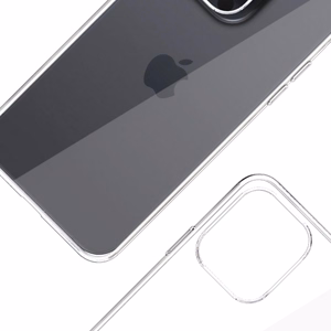 3mk Clear Ümbris Eco jaoks Apple iPhone 15 pro max - läbipaistev