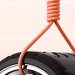 Dudao L24CL USB-C - Lightning angled kaabel with 180° rotation 30W 1m - oranž