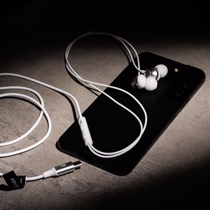 Forever wired earphones EP-02 USB-C valge