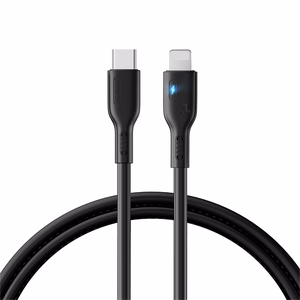Joyroom Premium Series A13 Lightning / USB-C 20W 2m kaabel - must