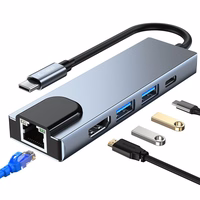 HUB Tech-Protect V3 5in1 USB-C - USB-A 3.0 / USB-A 2.0 / USB-C / HDMI / RJ45 - hall