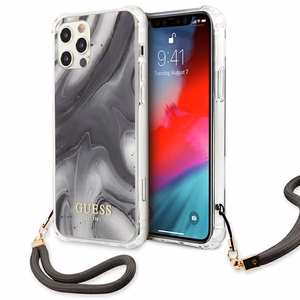 Guess Marble Collection iPhone 12 / iPhone 12 Pro ümbris - Hall
