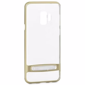Mercury Dream Bumper ümbris seadmele Samsung Galaxy S9, metallist tugijalaga, kuldne