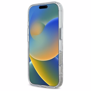 Karl Lagerfeld IML Monogram Karl & Choupette Head MagSafe iPhone 16 Pro Ümbris - Clear