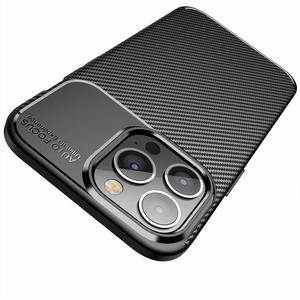 Ümbris CARBON PREMIUM jaoks IPHONE 12 / 12 Pro must