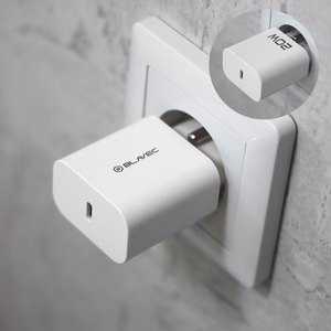 Blavec Sein laadija BC-9 - Tüüp C - PD 20W 3A koos Tüüp C to Tüüp C kaabel (TCBC9-CW203A+CC) valge