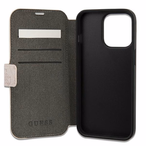 Guess GUBKP13X4GMGPI iPhone 13 Pro Max 6.7" roosa/roosa book 4G Big Metal Logo