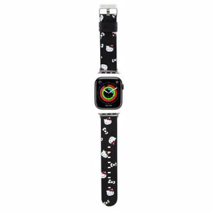 Hello Kitty Heads & Bows mustriga rihm Apple Watch 38/40/41mm - must