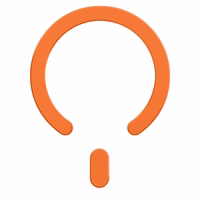 MagSafe Tech-Protect MMP-200 magnetrõngas telefonile - oranž