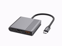 Gembird A-CM-COMBO3-05 USB-C HDMI/USB3 adapter 3-in-1