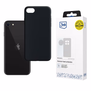 3mk Matt Case Pro ümbris iPhone SE 2020 jaoks – must