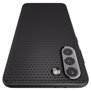 Spigen Liquid Air ümbris Samsung Galaxy S21-le - matt must