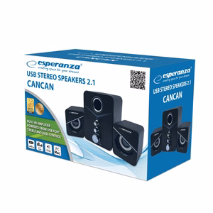 Esperanza EP153 USB 2.1 kõlarite komplekt 6 W must