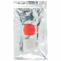 Setty jalgratta laternad silikoonist komplekt ees valge + taga punane LR-01