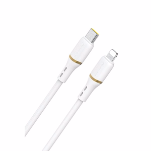 Dudao L25X USB-C–Lightning kaabel, 30 W, 1,0 m, valge