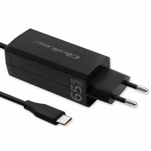 Qoltec 52419 65W GaN ülikiiret laadimist toetav laadija | 5-20V | 3-3.25A | USB-C 3.1
