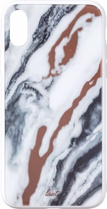 Laut MINERAL GLASS ümbris seadmele iPhone XS Max, mineraalvalge
