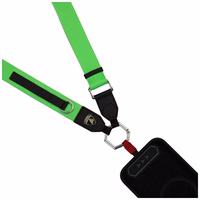 Uniwersalna smycz Lamborghini D1         Crossbody Webbing Strap roheline