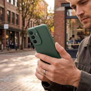 Case for Samsung A52 5G / A52 LTE ( 4G ) / A52S Matt 2.0 dark green