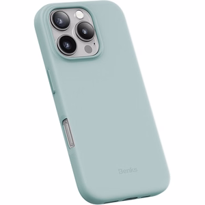 Benks Magnetic Vita Pro силиконовый Чехол для Iphone 16 Pro зелёный