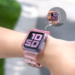 Silikoonist rihm Rihma käevõru korpus Rihma Light Set Apple Watch 38mm - Must